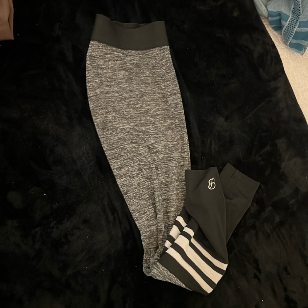Bombshell sock leggings in marbled grey and black